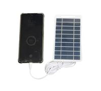 Panneau solaire - Panneau solaire Ring Doorbell | Chargeur de panneau solaire de 2 W et 5 V | Chargeur solaire pour caméra extérieure | Panneau de charge solaire réglable à 360 degrés, chargeur