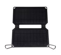Panneau solaire pliable 10 W avec connexion USB-A, idéal pour charger des appareils en extérieur et des activités de plein air.