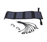 Panneau solaire pliable 10W 6V USB 1A portable noir - charge efficace haute conversion pour camping, voyage, et recharge d'appareils USB en extérieur