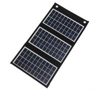 Panneau solaire pliable 20 W 15 W 10 W Chargeur portable double USB 5 V pour camping résistant aux intempéries avec revêtement ETFE (3 plis)