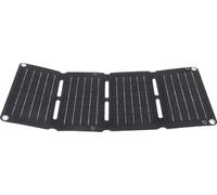 panneau solaire pliable 40W Chargement rapide Chargeur solaire portable monocristallin Double sortie USB 5V avec ventilateur de refroidissement
