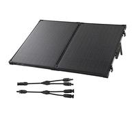 Panneau solaire pliable Chargeur de générateur solaire portable à haute efficacité avec support réglable pour centrale électrique Camping extérieur Bateau silicium (160 W)