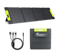 Panneau solaire pliable FOSSiBOT SP110 110W, rendement de conversion élevé de 26 %, cellules à contact arrière, revêtement ETFE, sorties CC et USB multiples