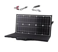 Panneau solaire pliable - Kit panneau solaire 600 W, station solaire portable | Valise pliante pour panneau solaire avec USB 5 V, panneau solaire USB pour station d'alimentation est