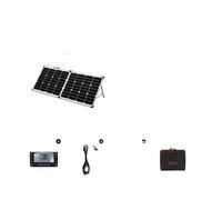 Panneau solaire pliable, puissance 100W, contrôle USB, monocristallin