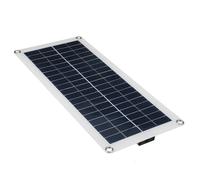 Panneau Solaire Polycristallin 10 - Contrôleur de Chargeur de Batterie Solaire 12V 10-100A - Kit de Démarrage pour RV Marine Bateau Toit Cabine Abri Maison