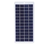 Panneau solaire polycristallin 5W 12V du chargeur solaire de transmittance à haute lumière portable pour l'éclairage de rue