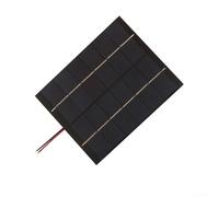 Panneau solaire polycristallin 6 V 2 W pour applications d'alimentation en extérieur avec câble convivial