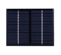 Panneau solaire polycristallin de 1,5 W 12 V, module solaire de 115 x 90 mm avec câble de 15 cm, tableau de charge compact, adapté pour chargeur de batterie, lampes solaires et petits ventilateurs