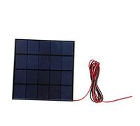 Panneau Solaire Polysilicon 5V 4.5W avec Câble 200 Cm, Chargeur de Panneau Solaire pour les Lumières Solaires, Lumières Solaires du Paysage