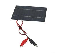 Panneau solaire portable 10 W 12 V avec clip pour le chargement de batterie en extérieur, chargeur solaire en silicone polycristallin pour batteries 12 V, énergie solaire étanche (S12) (SKU)