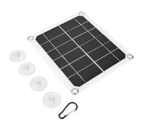 Panneau solaire portable 10 W avec double port USB 5 V 2 A, pour voiture, téléphone et camping.