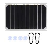 Panneau Solaire Portable 10W, Chargeur USB Standard, Compact et Étanche IP65 - Conversion Élevée, Résistant à L'eau, Idéal pour Randonnée Camping Voyage