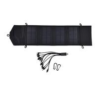 Panneau Solaire Portable 15W 5V, Pliable, Chargeur USB Compact, Léger et Résistant - Énergie Verte, Idéal pour Camping et Voyage