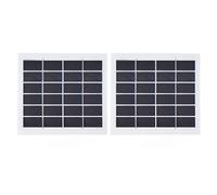 Panneau Solaire Portable 2W 6V, Mini Cellules Solaires Haute Conversion, Résistant et Léger - Efficacité 23-24%, Adapté Éclairage Domestique et Systèmes Solaires