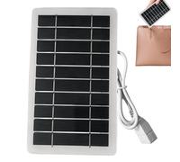 Panneau Solaire Portable | 2W Portable Universel Imperméable - Panneau Solaire pour Camping et Réserve d'Énergie - pour Randonnée Trekking Escalade Plein Air Voyage Survie