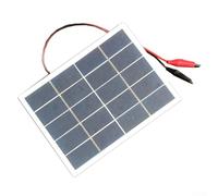 Panneau solaire portable 3 W 5 V avec clip pour énergie renouvelable, adapté pour l'éclairage solaire extérieur et les systèmes solaires personnalisés