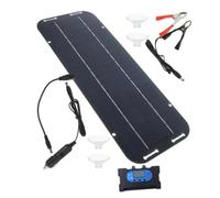 Panneau Solaire Portable 30 W en PET pour Camping-plein Air | Cellules Polycristallines Compactes, Support Multi-appareils, Connexion Usb-c, pour Batteries 12 V, Voyages et Camping