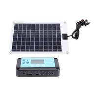 Panneau Solaire Portable 30W, Silicium Cristallin 30% Conversion, Léger - Puissance Augmentée 20%, Connecteurs XT60 DC, Compatible Batteries 12V, Idéal Voiture Bateau Quad