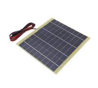 Panneau solaire portable 50 W à haut rendement de conversion, kit d'énergie solaire monocristalline avec poignée ergonomique et clip pour
