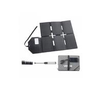 Panneau Solaire Portable 60 W Chargeur Solaire Pliable Monocristallin Type N 16BB Stations d'Alimentation Camping Randonnée
