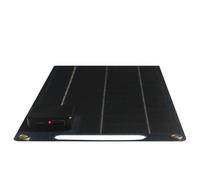 Panneau solaire portable - Chargeur de téléphone portable de 100 W pour vélo de montagne, panneau de charge étanche pour camping, plage, camping-car, randonnée, voyage, chasse, survie