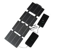 Panneau Solaire Portable | Panneaux Solaires 30 W Pliables pour Camping | Chargeur Imperméable Léger Compact pour Téléphones et Tablettes - Idéal pour Randonnée Camping et Activités en