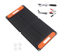 Panneau solaire portable pliable 80 W double port USB ETFE étanche pour panneau solaire portable alimentation mobile pour camping randonnée en plein air