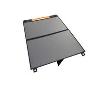 Panneau solaire portable pliable de 100 W - Installation facile - Supports réglables pour les urgences extérieures - Poignée de secours d'énergie - Panneau solaire pliable