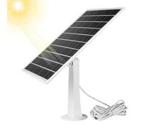 Panneau solaire pour appareil photo - Chargeur mobile de type C pour une charge rapide, design étanche avec conversion haute efficacité, banque d'alimentation solaire portable pour randonnée, camping