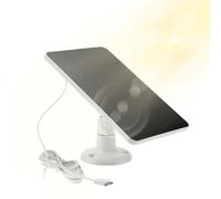 Panneau Solaire Pour Caméra - Chargeur Extérieur Silencieux 10 W, Alimentation Solaire | Panneau De Charge À Économie D'énergie Avec Conception Résistante Aux Intempéries Pour L'extérieur De La Maison