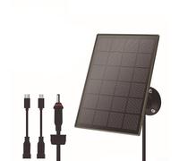 Panneau solaire pour caméra de chasse, IP66 6000 mAh, étanche, chargeur de batterie au lithium pour caméras de chasse, 70 x 119 x 30 mm