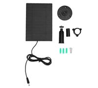Panneau solaire pour caméra de sécurité 5 W, haute efficacité IP68, chargeur de panneau solaire en silicium monocristallin avec support réglable pour caméras de surveillance CCTV