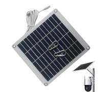 Panneau Solaire pour Caméra de Sécurité 50W 12V Étanche Type-C Équipement