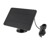 Panneau Solaire pour Caméra de sécurité, Chargeur de Panneau Solaire 4 W 5 V, Panneau Solaire étanche avec Montage Réglable à 360 °, Chargeur Solaire pour Sonnette Vidéo de