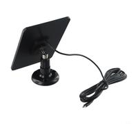 Panneau solaire pour caméra de sécurité, IP65 étanche 4 W, chargeur de panneau solaire pour caméras de sécurité sans fil, 20 % d'efficacité, alimentation USB avec cordon, s'adapte à Ring