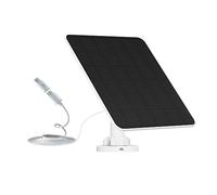 Panneau Solaire pour Caméra de Sécurité, Panneau Solaire USB 6W Compatible avec la caméra de Surveillance DC 5V Rechargeable, Chargeur Solaire pour Caméra avec Câble de 9.8ft