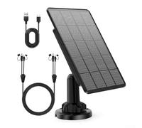 Panneau solaire pour caméra de traînée, IP66 haute capacité pour caméra de chasse avec batterie au lithium intégrée de 5000 mAh