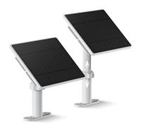 Panneau solaire pour caméra Eufy 5 W compatible avec Eufycam Eufy 2C, E30 et S330, câble de 4 m de long, panneau solaire 5 V, IP65 étanche pour caméra d'extérieur Eufy (2 P)