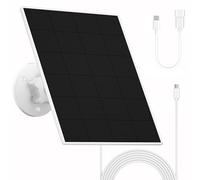 Panneau Solaire pour Caméra Eufy,5V 5W Panneau Solaire Micro USB IP65