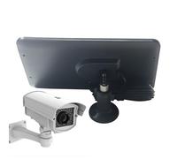 Panneau Solaire pour Caméra - Fixation sans Perçage à Recharge Rapide,Chargeur USB 20W pour Sonnette Extérieure,pour Porte d'Entrée Jardin Portail Garage Extérieur