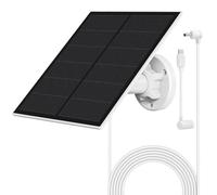 Panneau solaire pour caméra R, panneau solaire 5 W pour projecteur R ing / Spotlight Pro et batterie Stick Up Cam 2e et 3e génération, chargeur solaire étanche IP65 (lot de 1)