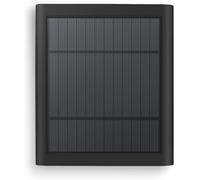 Panneau solaire pour caméra Ring, chargeur solaire 4 W compatible avec Ring Spotlight et batterie de caméra extérieure, câble de 3 m de long avec adaptateur USB-C vers Ring Baril, noir