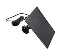 Panneau solaire pour caméras de chasse 6000 mAh pour batterie de secours compatible avec Bushnell pour spypoint pour winghome IP66 Sortie étanche 5 V pour caméra de trail Noir 170 x 119 mm