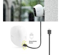 Panneau Solaire pour EZVIZ C3A Caméras de sécurité IP externes sans Fil Batterie Rechargeable,résistant aux intempéries,Montage réglable,Alimentation électriqueCâble 3,6m