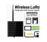 Panneau Solaire pour Meshtastic D5L 5W pour SeeedStudio Xiao NRF52840+SX1262 Meshcore LoRa avec Batterie Meshcore 868 MHz