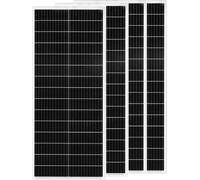 Panneau solaire, puissance maximale 100W, dimensions 44,33 x 18,03 pouces, puissance du module 24%, 4pcs100W (400W)