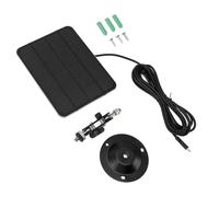 Panneau solaire puissant de 5 W - Silicium monocristallin efficace, câble de charge de 3 m, montage mural sûr pour une surveillance solaire fiable et des installations fixes dans