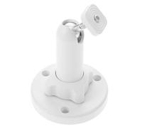 Panneau Solaire Réglable Support Mural ABS Blanc | Montage Mural ou Plafond, Rotation Complète et Angle Ajustable, pour Caméra de Sécurité et Projecteur