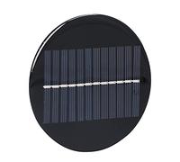 Panneau Solaire Rond de 0,8 W 6 V, Panneau de Charge Solaire Durable pour